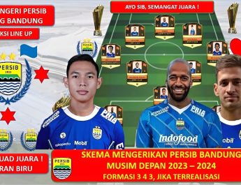 formasi Persib Bandung