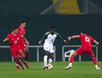 Formasi Indonesia vs Arab Saudi